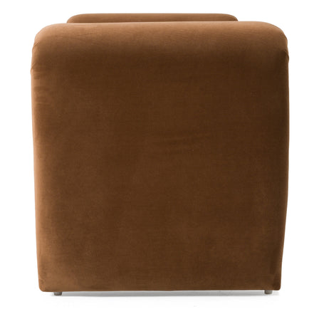 Bentley - Modern Brown Velvet Bench - image 4