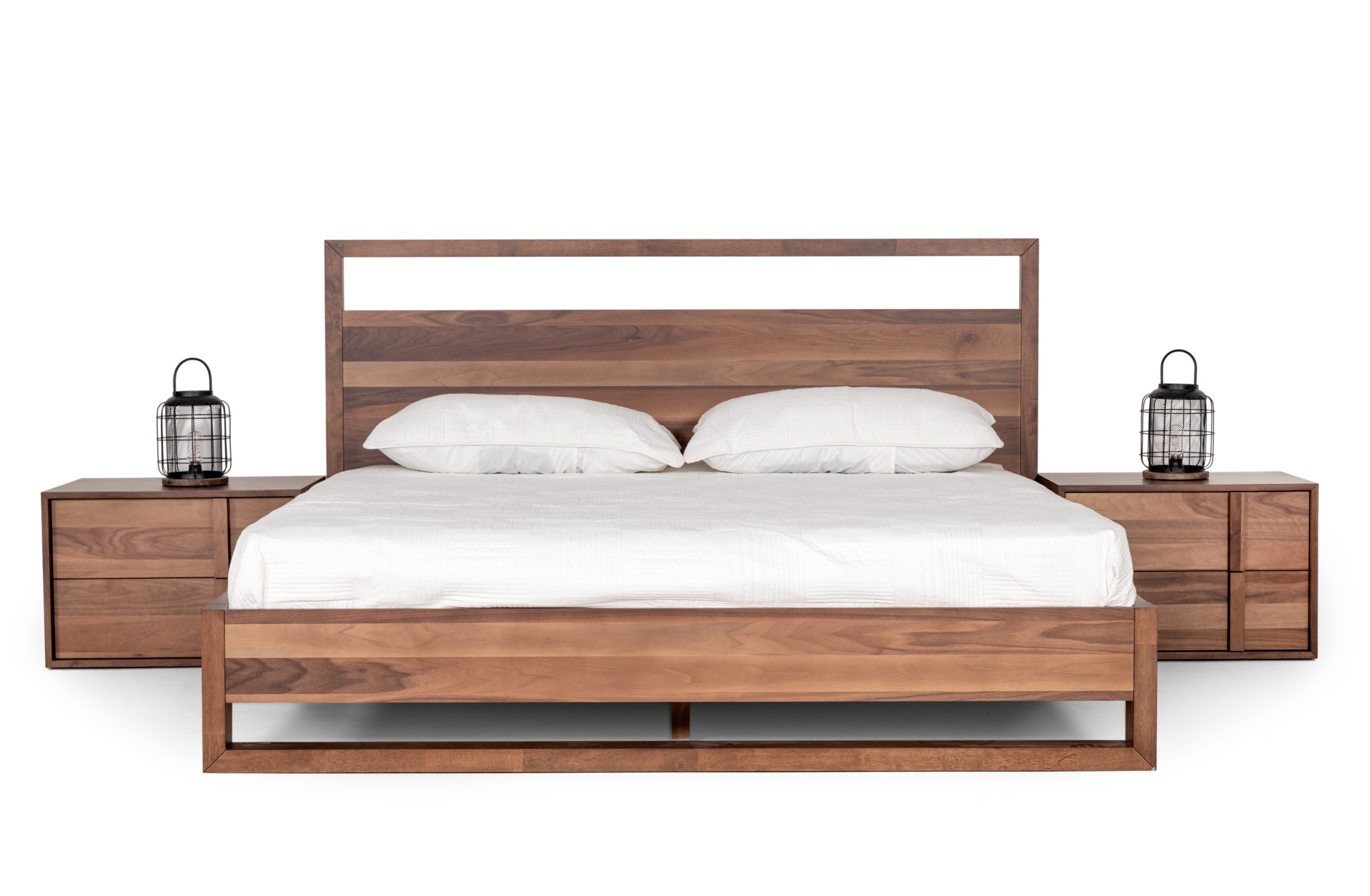 California King Berlin - Modern Walnut Bed