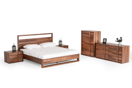 California King Berlin - Modern Walnut Bed - image 4