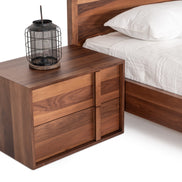 Berlin - Modern Walnut Nightstand - image 2