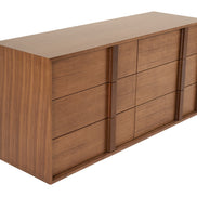 California King Berlin - Modern Walnut Bedroom Set