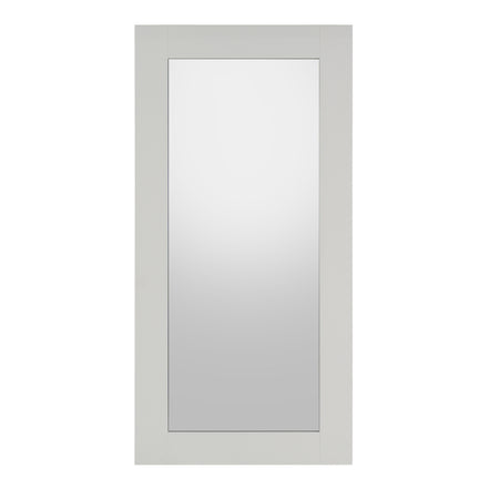 Beth - Modern White Floor Mirror