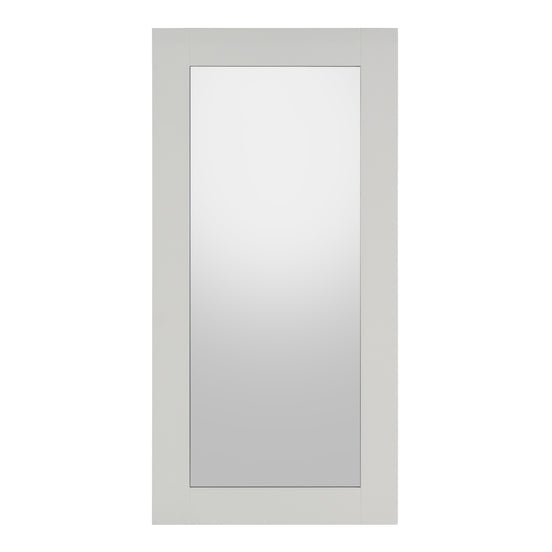 Beth - Modern White Floor Mirror