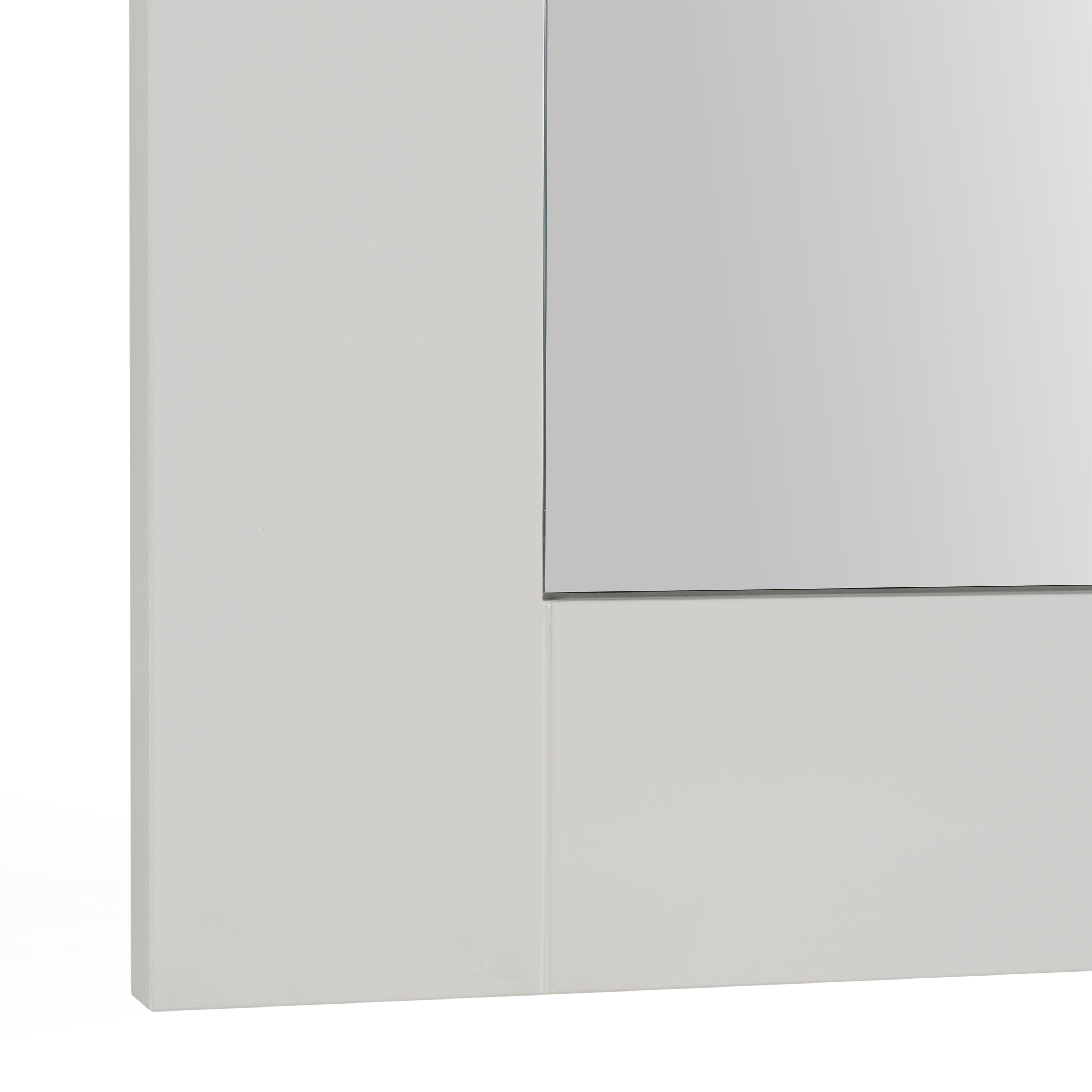 Beth - Modern White Floor Mirror - image 3