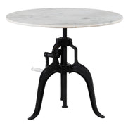 Mufid Bistro Table White & Black