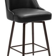 Keppel Swivel Counter Stool Black & Bronze