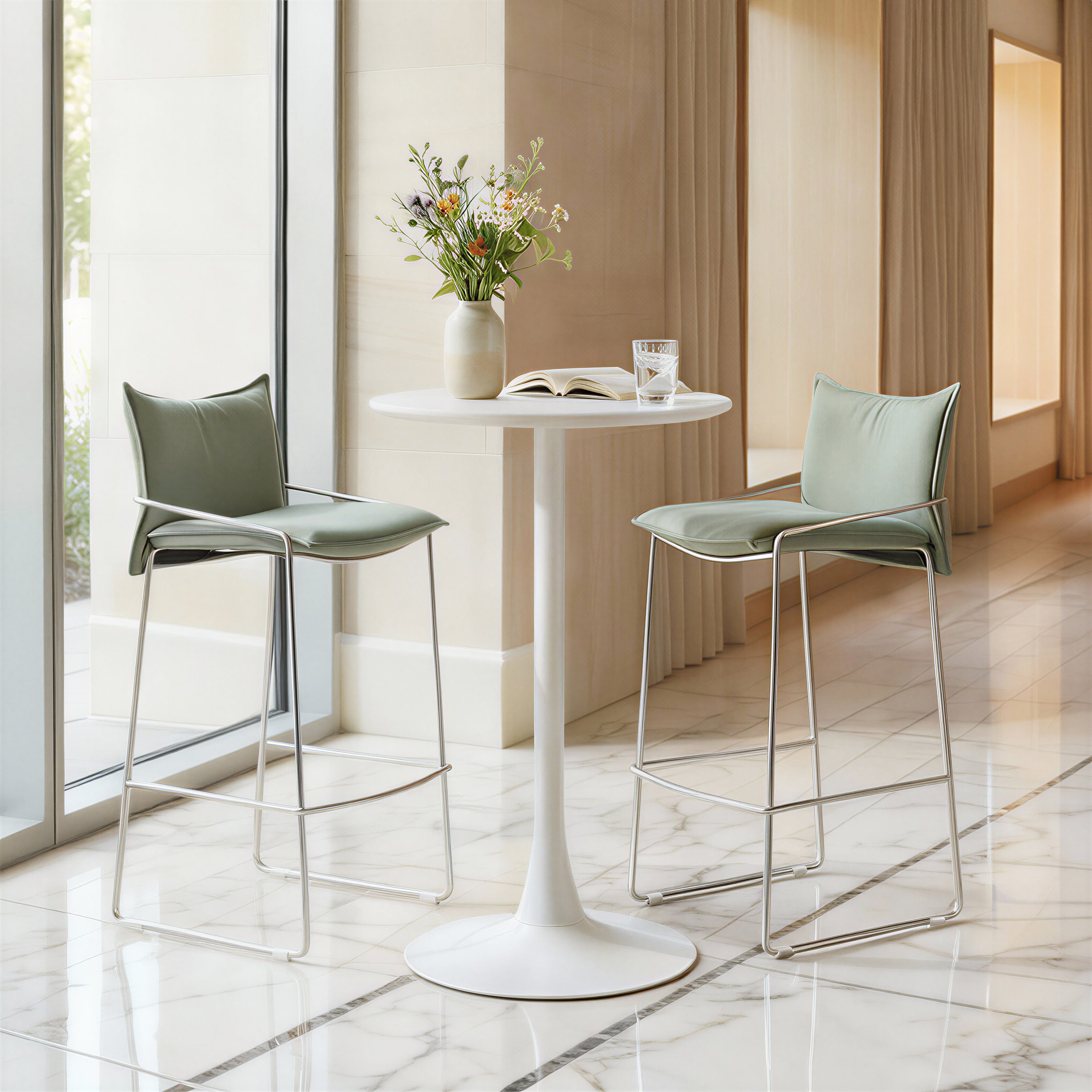 Pola Barstool Green