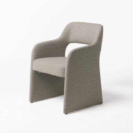 Bishop - Modern Grey Fabric Dining Chair