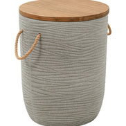 Biban Side Table Natural & Gray