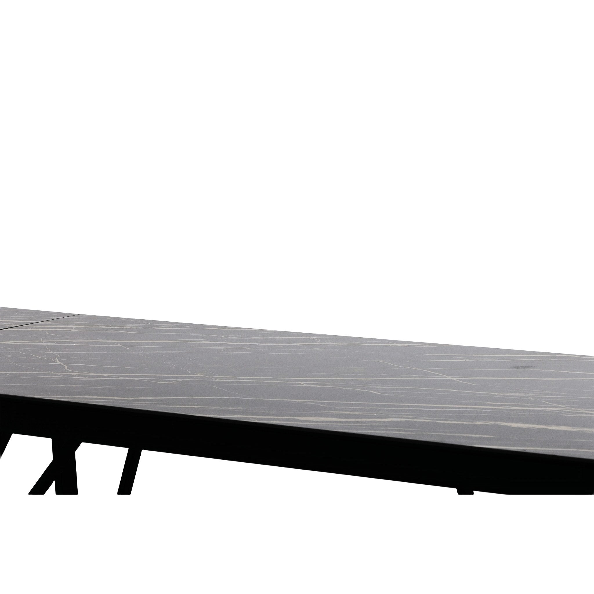 Bobby - Modern Black Ceramic Extendable Dining Table - image 5