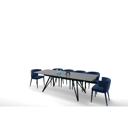 Bobby - Modern Black Ceramic Extendable Dining Table - image 4