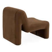 Bondi - Modern Brown Velvet Accent Chair - image 3