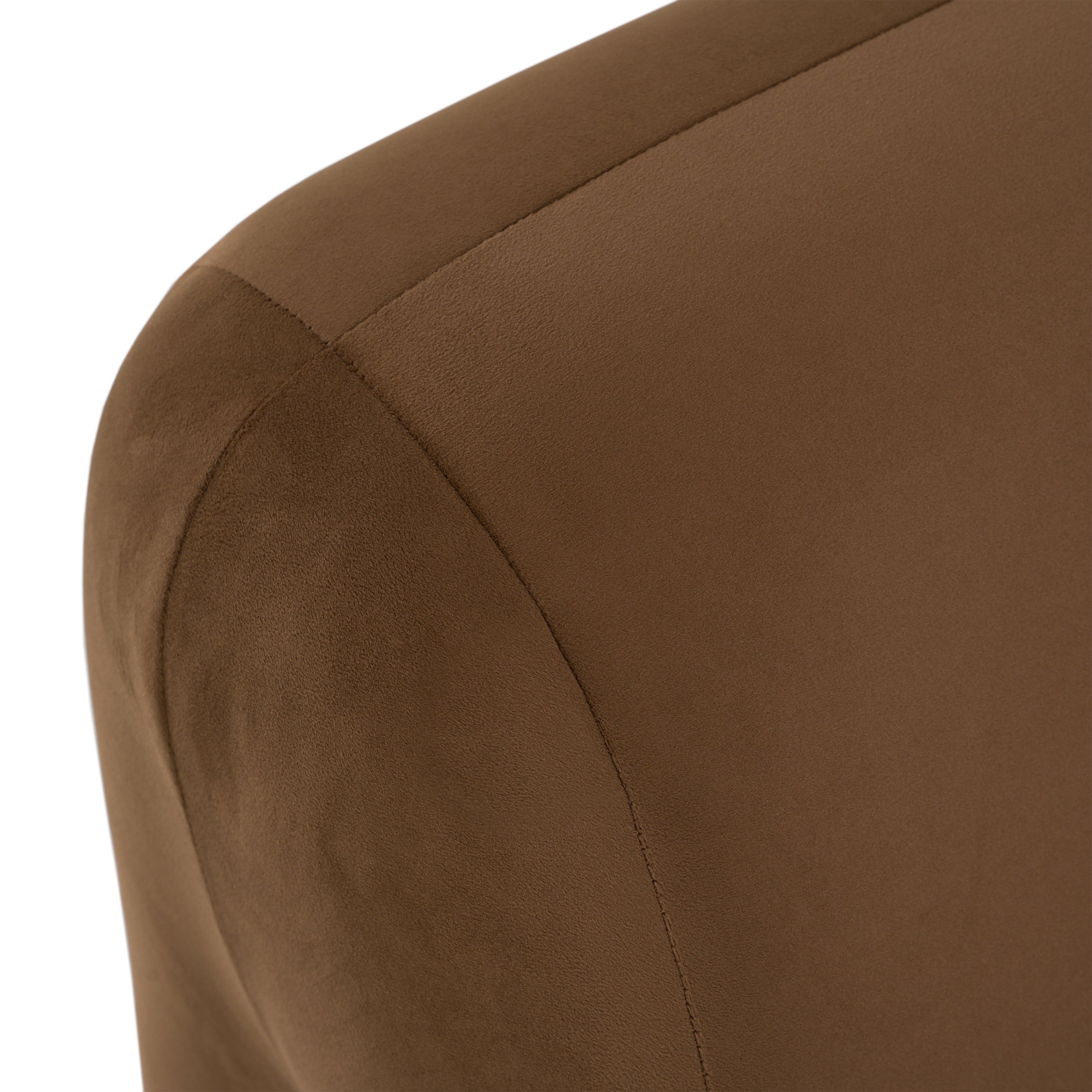 Bondi - Modern Brown Velvet Accent Chair - image 5