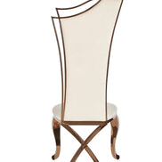 Bonnie - Beige Velvet & Rose Gold Dining Chair (Set of 2) - image 3