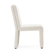 Bounty - Modern Beige Fabric + Antique Brass Dining Chair (Set of 2) - image 3