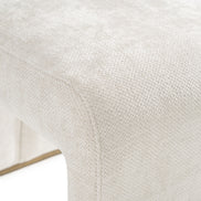 Bounty - Modern Beige Fabric + Antique Brass Dining Chair (Set of 2) - image 5