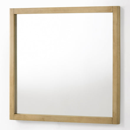 Santa Monica - Modern Natural Oak Square Mirror - image 2