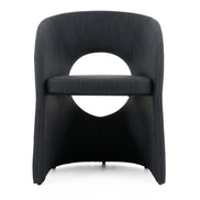 Brea - Charcoal Fabric Dining Chair - image 2