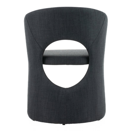 Brea - Charcoal Fabric Dining Chair - image 3