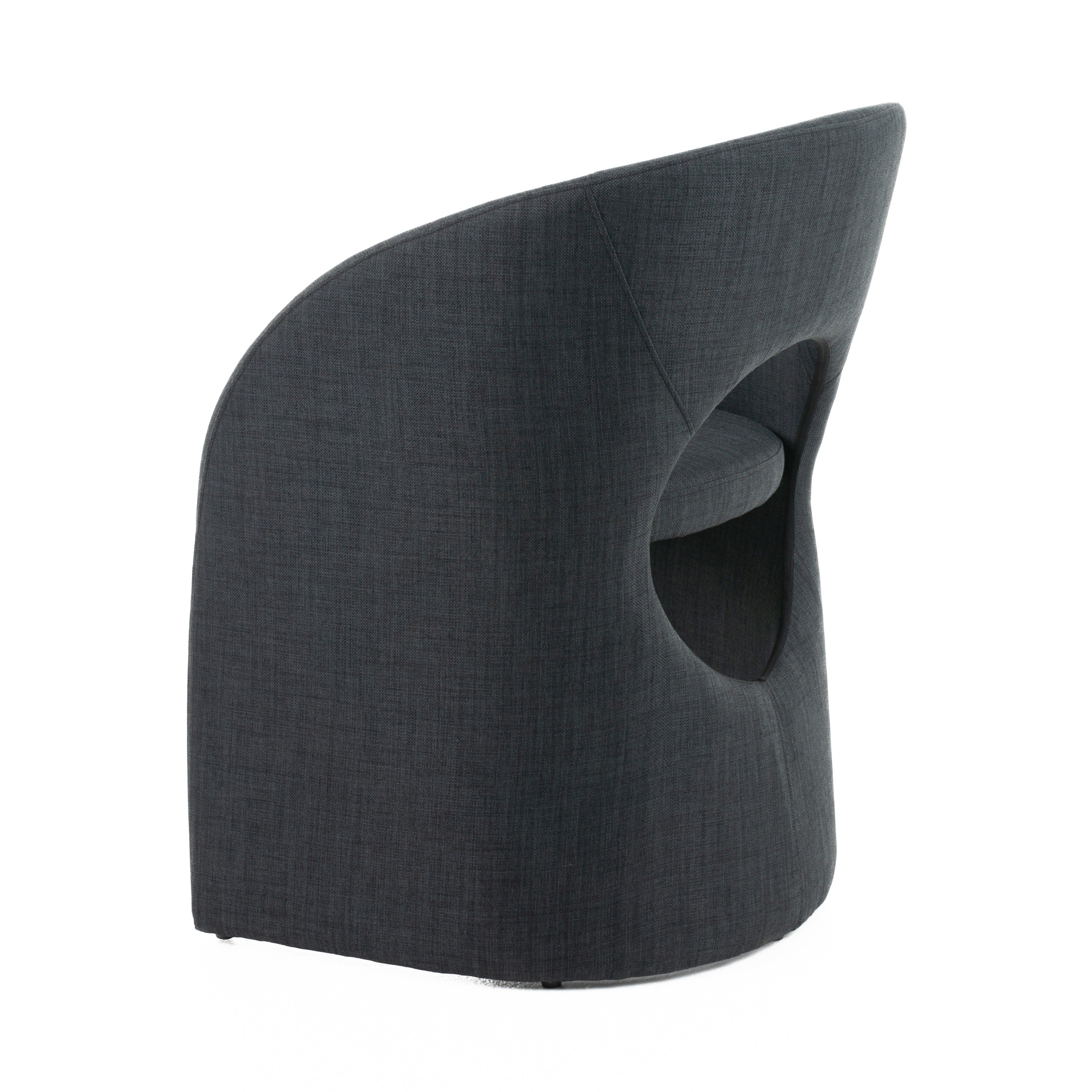 Brea - Charcoal Fabric Dining Chair - image 4