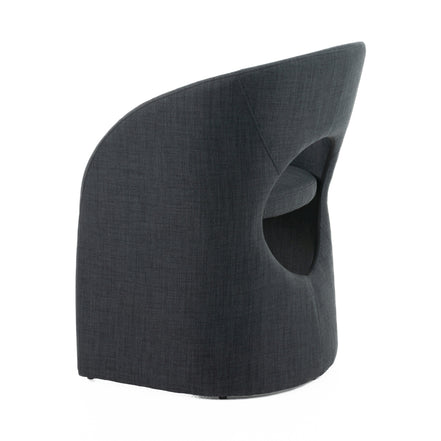 Brea - Charcoal Fabric Dining Chair - image 4