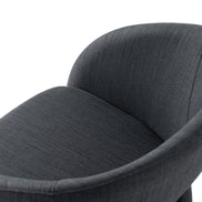 Brea - Charcoal Fabric Dining Chair - image 5