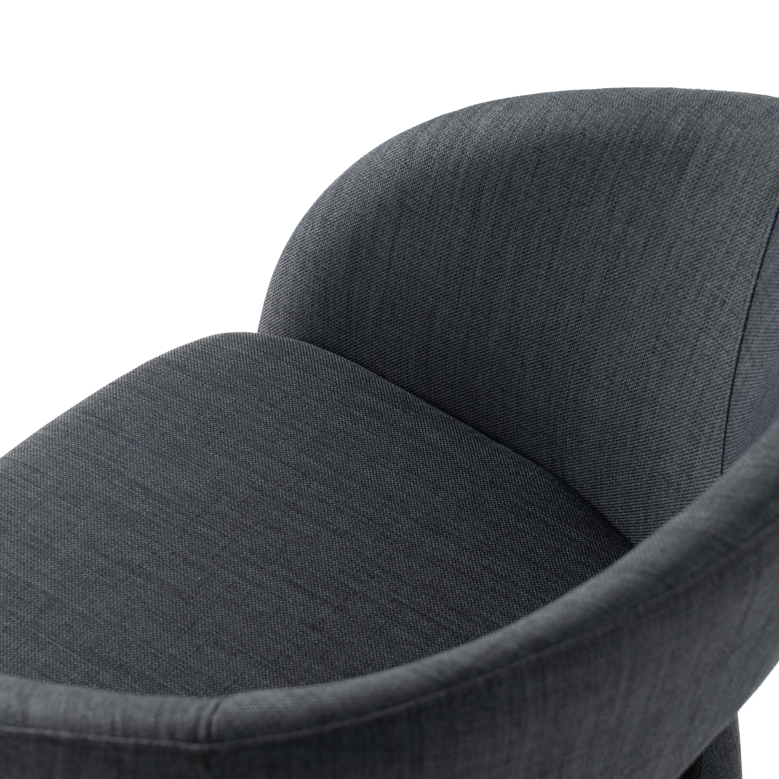 Brea - Charcoal Fabric Dining Chair - image 5