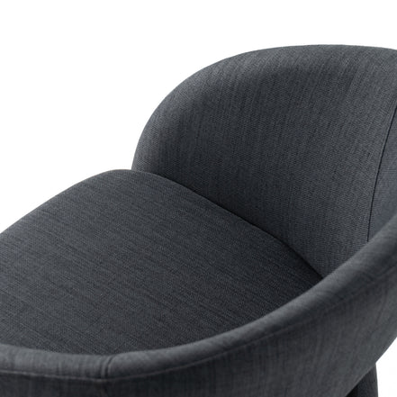 Brea - Charcoal Fabric Dining Chair - image 5