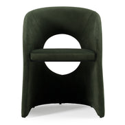 Brea - Modern Green Fabric Dining Chair - image 2