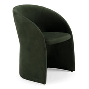 Brea - Modern Green Fabric Dining Chair - image 3