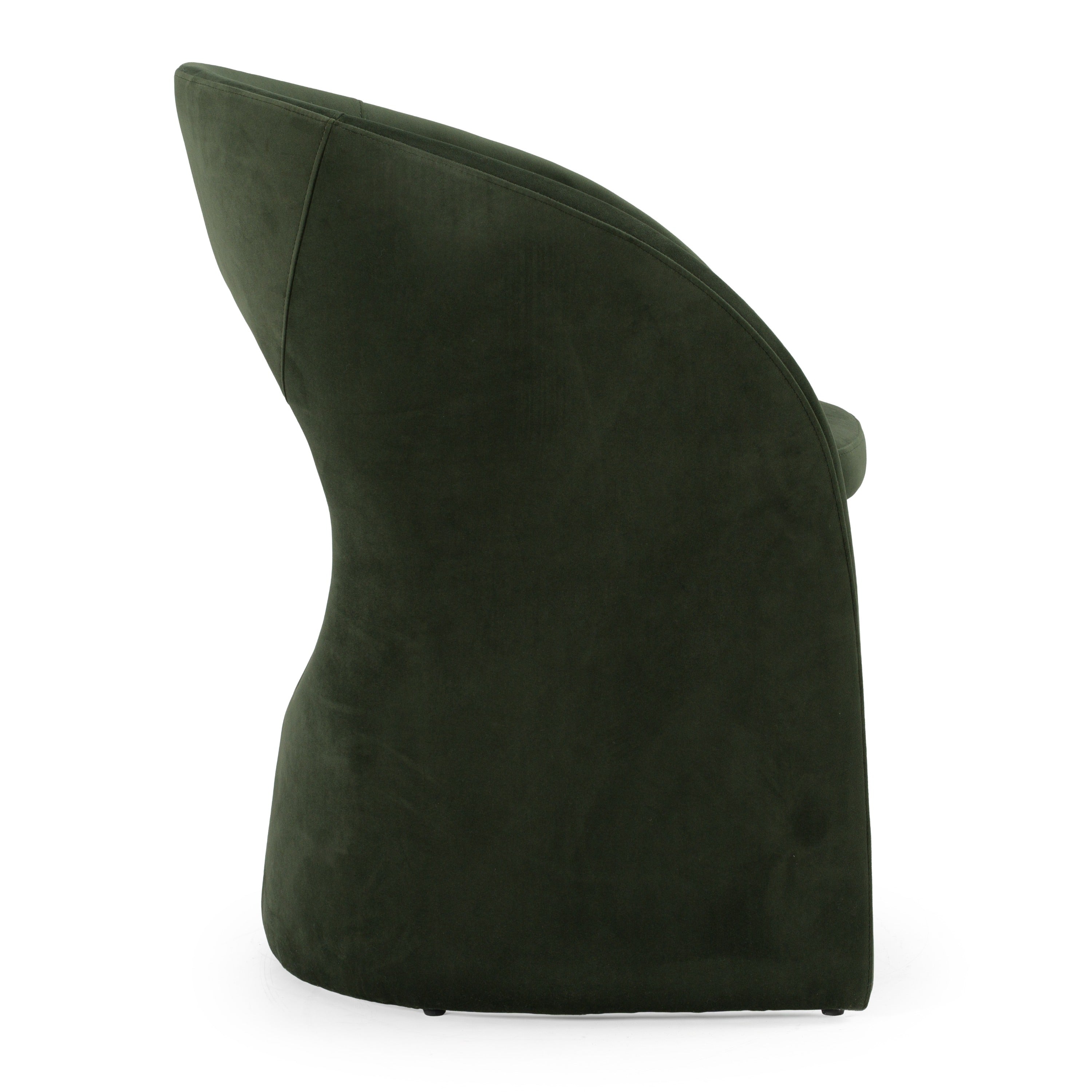 Brea - Modern Green Fabric Dining Chair - image 4