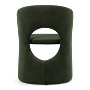 Brea - Modern Green Fabric Dining Chair - image 5