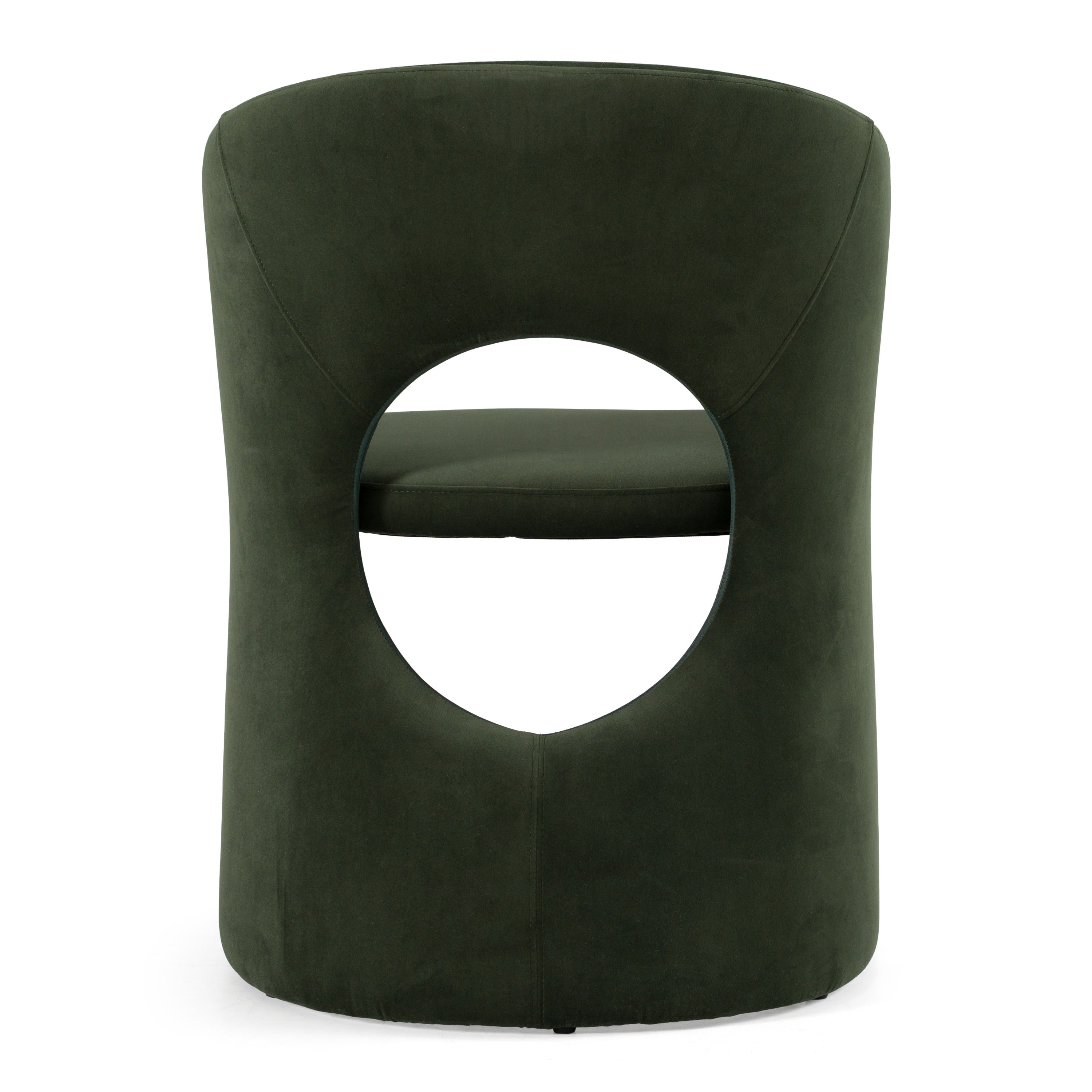 Brea - Modern Green Fabric Dining Chair - image 5