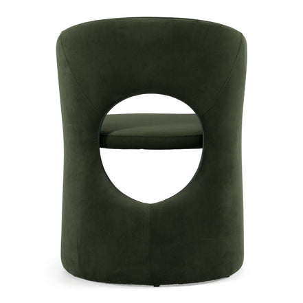 Brea - Modern Green Fabric Dining Chair - image 5