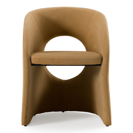 Brea - Modern Tan Fabric Dining Chair - image 2