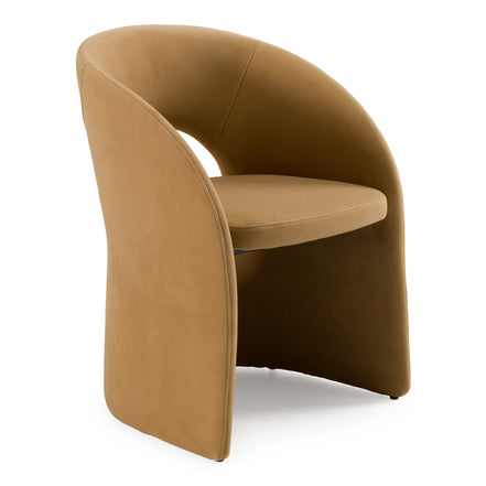 Brea - Modern Tan Fabric Dining Chair - image 3