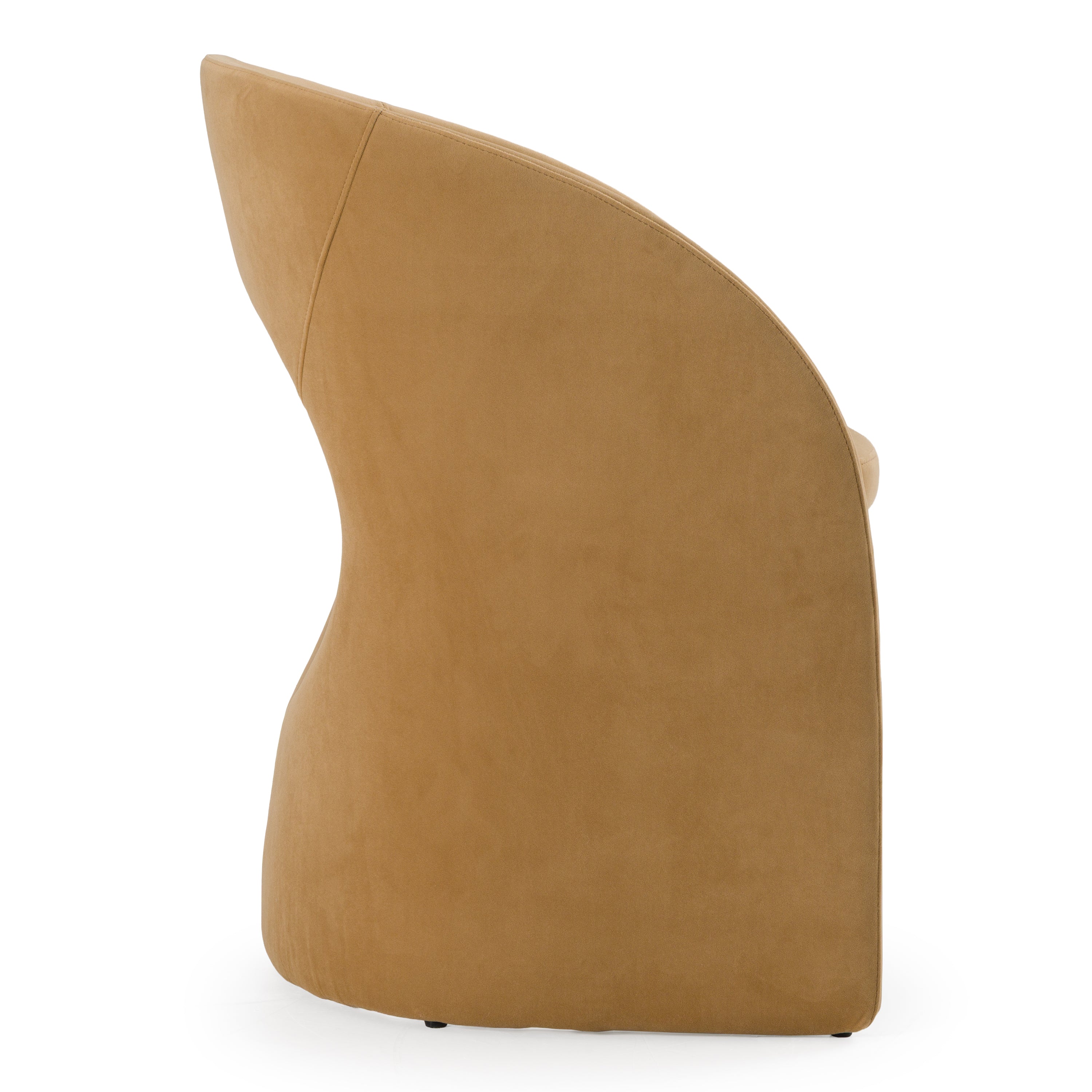 Brea - Modern Tan Fabric Dining Chair - image 4