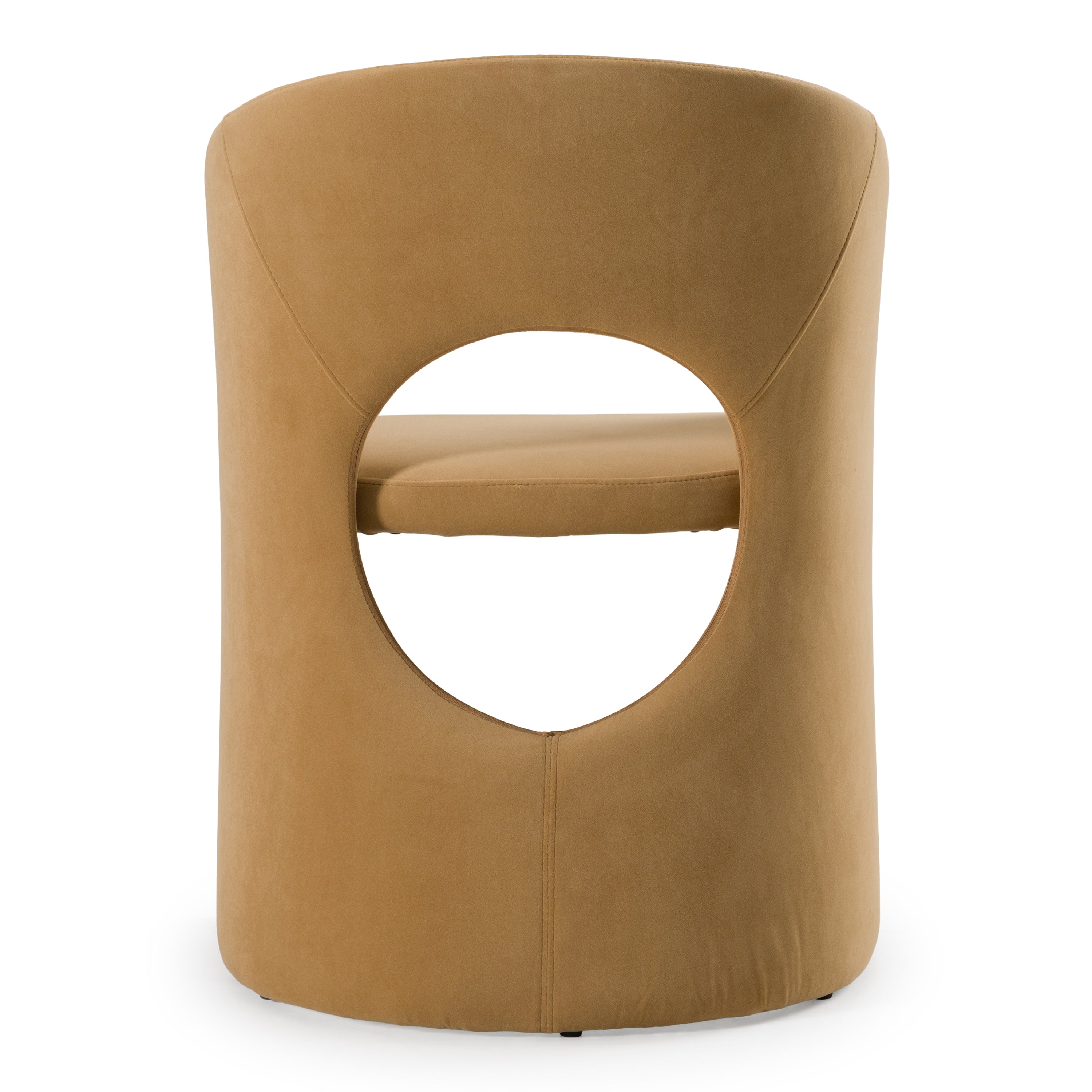 Brea - Modern Tan Fabric Dining Chair - image 5