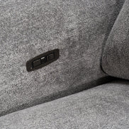 Brevig - Modern Grey Fabric Sofa w/ 2 Recliners - image 5