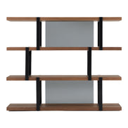 Brewer - Modern Walnut & Black Bookshelf - image 2