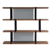 Brewer - Modern Walnut & Black Bookshelf - image 5