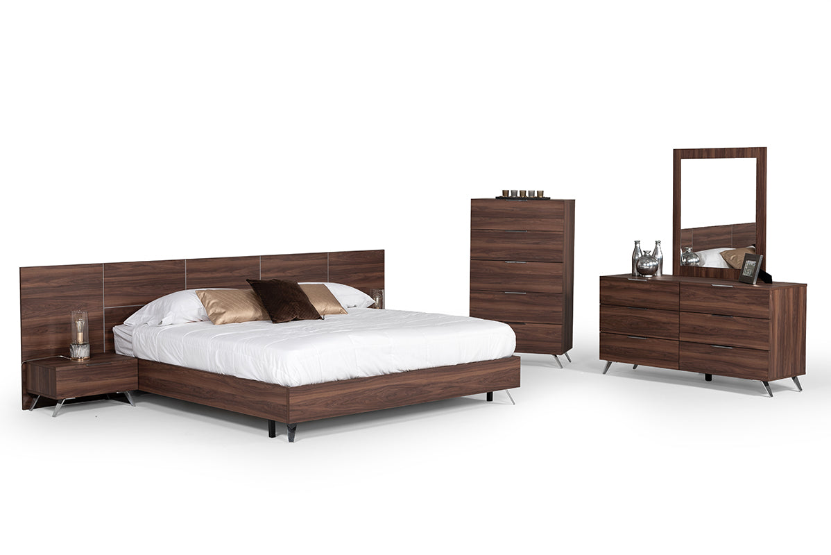 Brooklyn Italian Modern Walnut Nightstand - image 5