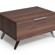 Brooklyn Italian Modern Walnut Nightstand