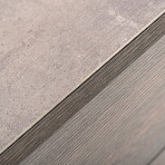 Bronx Italian Modern Faux Concrete & Grey Dresser - image 5