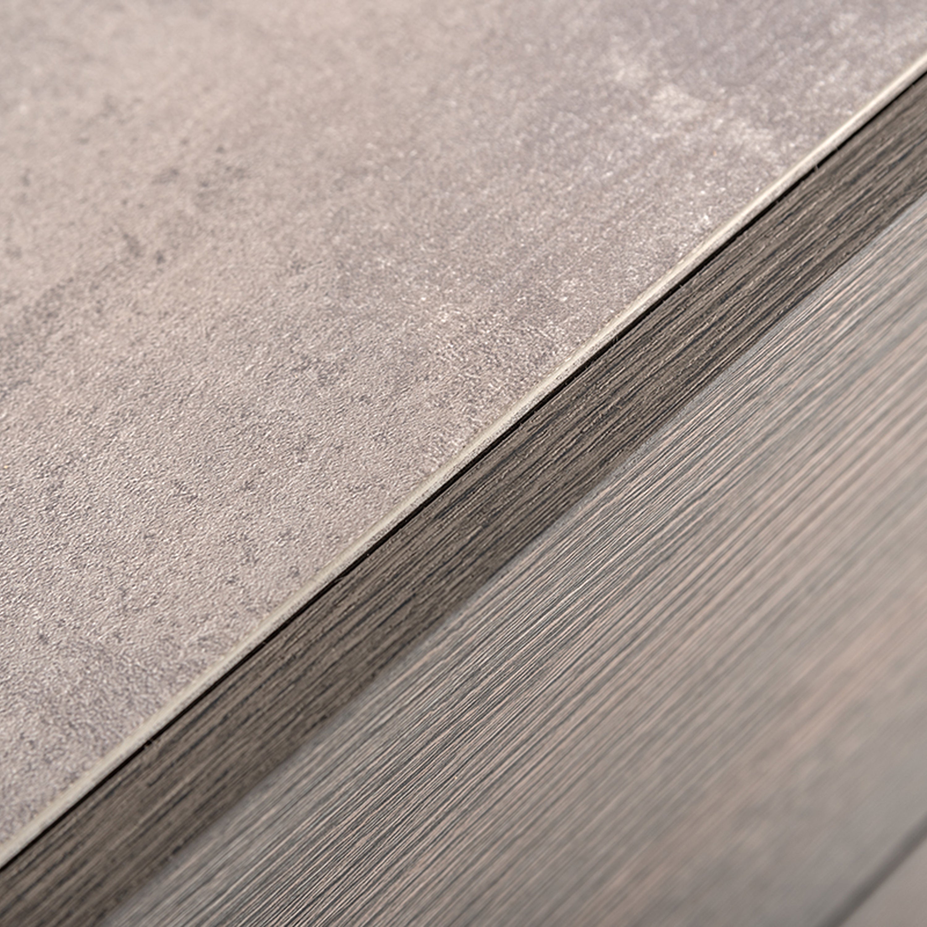 Bronx Italian Modern Faux Concrete & Grey Dresser - image 5