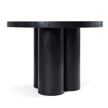 Bruni - Modern Black Concrete Round Dining Table - image 2