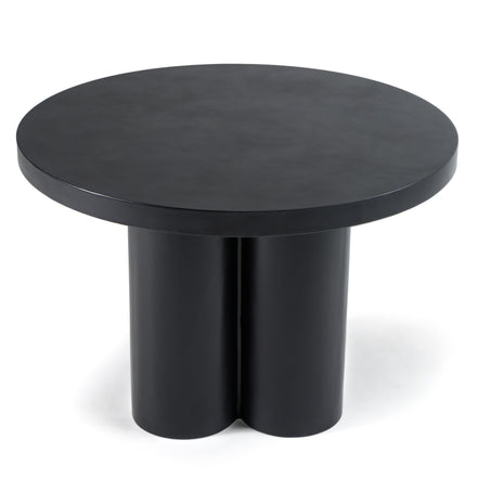 Bruni - Modern Black Concrete Round Dining Table - image 4