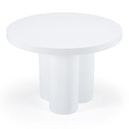 Bruni - Modern White Concrete Round Dining Table - image 4