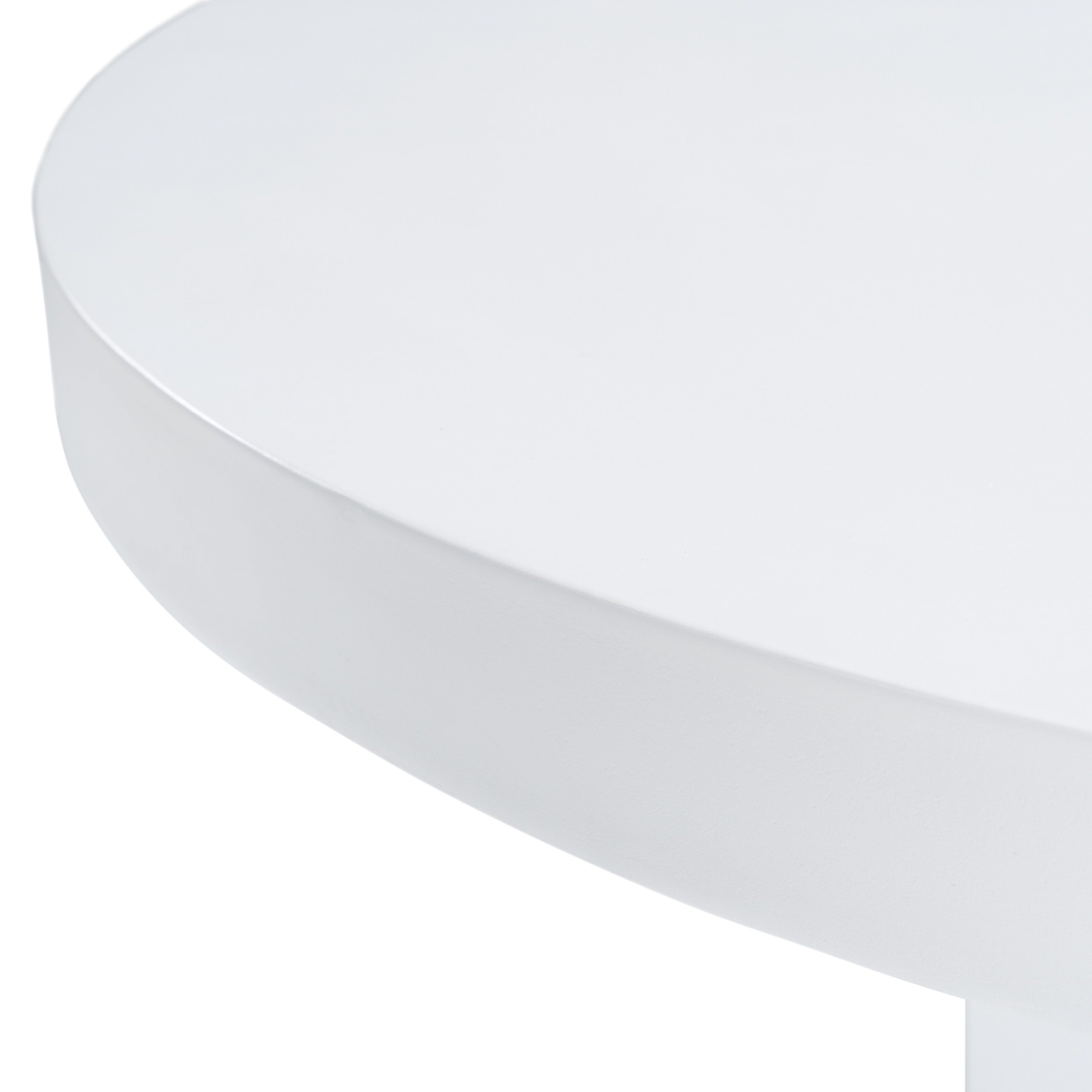 Bruni - Modern White Concrete Round Dining Table - image 5