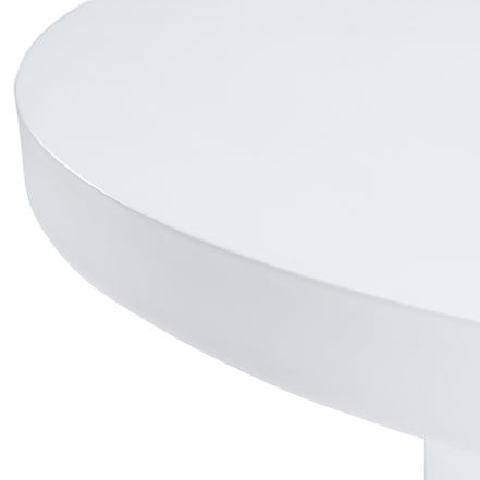 Bruni - Modern White Concrete Round Dining Table - image 5